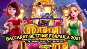Baccarat betting formula